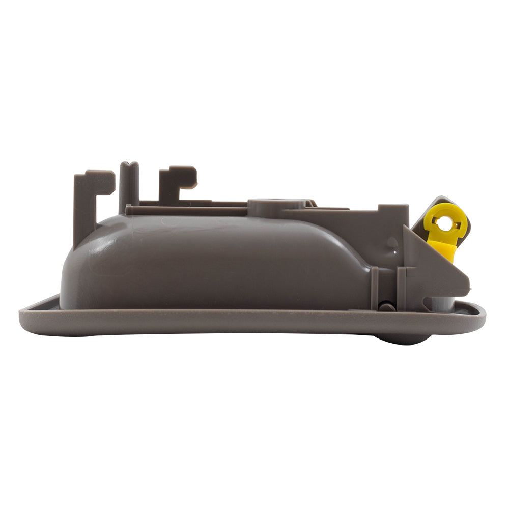 Brock Replacement Passengers Inside Inner Gray Door Handle Compatible with 98-02 Corolla Prizm 69205-02050-B1