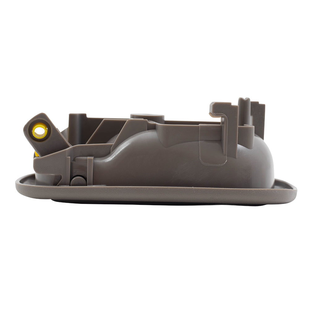 Brock Replacement Passengers Inside Inner Gray Door Handle Compatible with 98-02 Corolla Prizm 69205-02050-B1