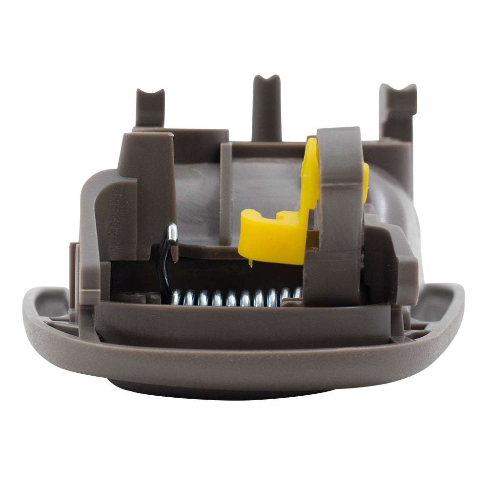Brock Replacement Passengers Inside Inner Gray Door Handle Compatible with 98-02 Corolla Prizm 69205-02050-B1