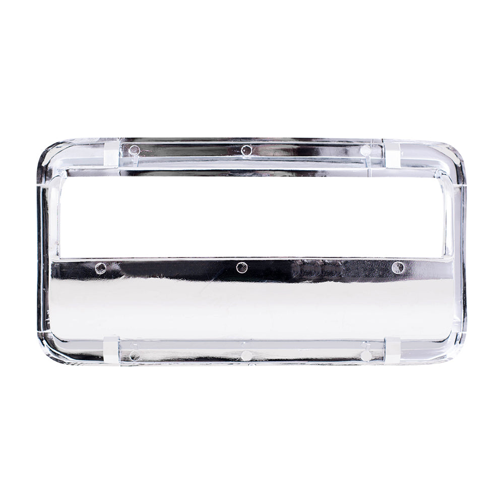 Brock Replacement Chrome Tailgate Handle Trim Bezel compatible with Pickup Truck 15991786