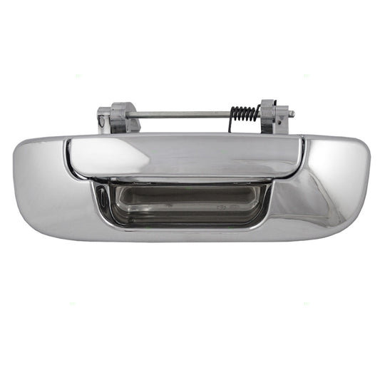 Brock Replacement Chrome Tailgate Liftgate Handle compatible with Pickup Truck 129-00932