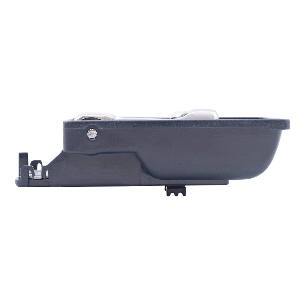 Brock Replacement Pair Set Inside Inner Blue with Chrome Door Handles Compatible with 86-97 Pickup Truck 8067055G03