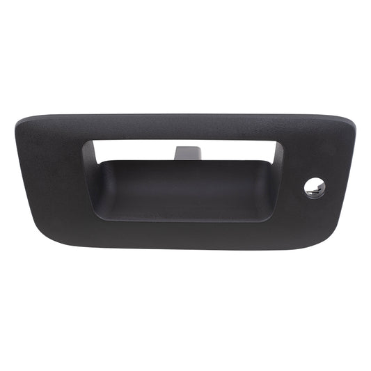 Brock Replacement for Tailgate Handle Trim Bezel Replacement with Keyhole for Pickup Truck 22755302