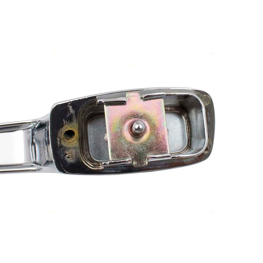 Brock Replacement Pair Set Outside Outer Door Handles Chrome w/ Gaskets & Hardware compatible with Blazer Jimmy Pickup Truck 3927895
