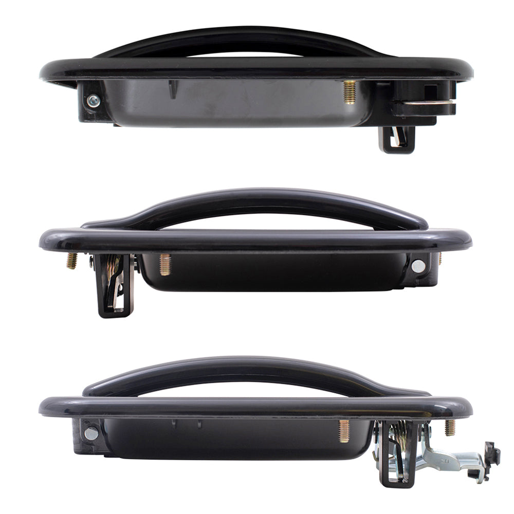 Brock Replacement Front and Rear Outside Door Handles 4 Piece Set Compatible with 2000-2007 Various Truck & SUV Models