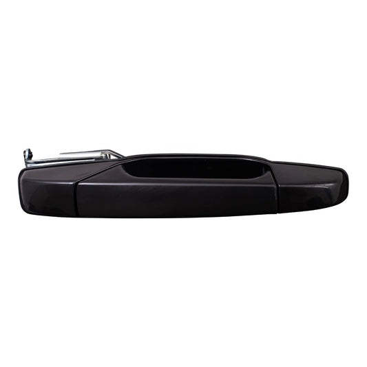 Brock Replacement Passengers Rear Outside Outer Door Handle compatible with Pickup Truck SUV 25890276