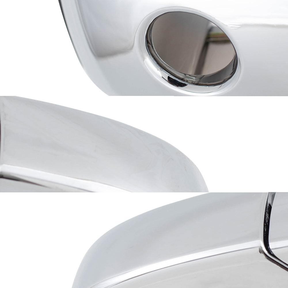 Front and Rear Outside Door Handles 4 Piece Set Compatible with 2007-2013 Avalanche/Sierra Denali/Escalade EXT & 2007-2014 Silverado/Sierra/Escalade & ESV/Suburban/Tahoe/Yukon