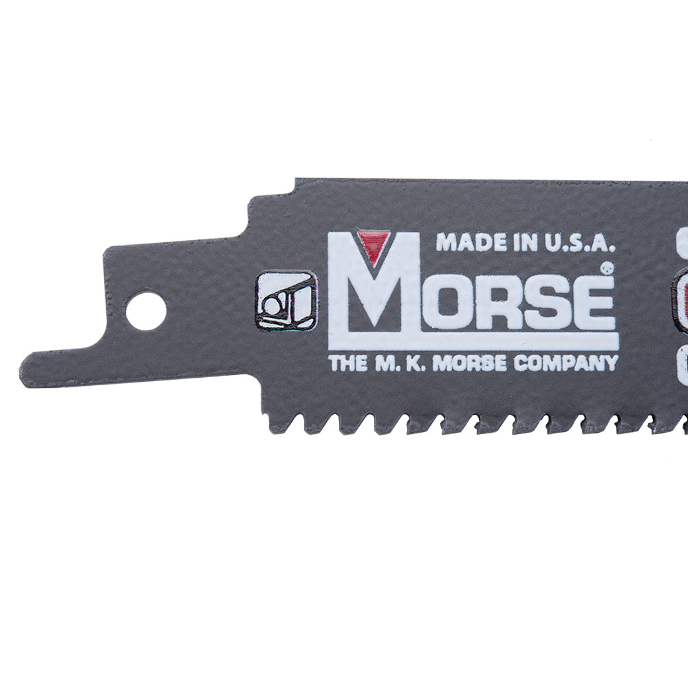 MK Morse CTR608MC15 CTR Carbide Tipped 6 Inch 8 TPI Reciprocating Saw Blade 15 Pack