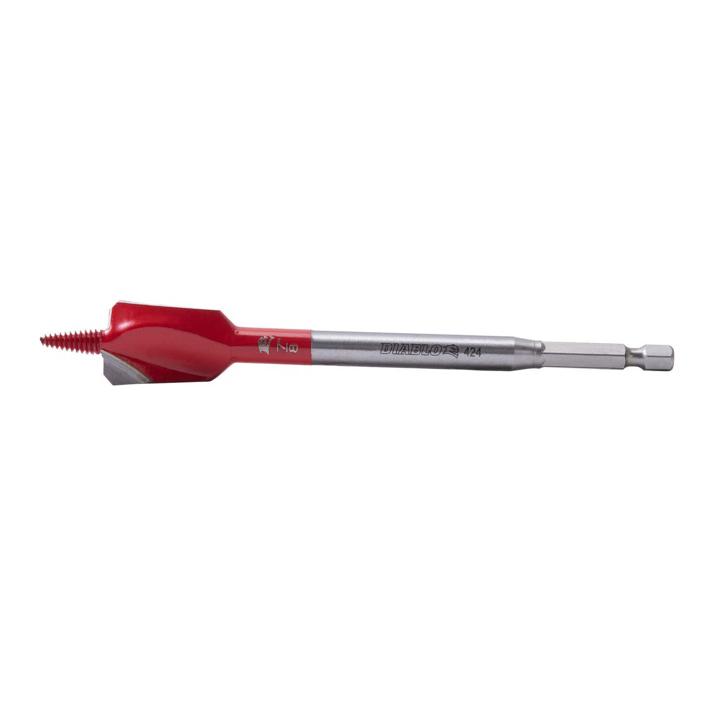 Diablo DSPD4040 Demo Demon Spade Drill Bit For Nail Embedded Wood 7/8 Inch x 6 Inch 1/4 Inch Hex Shank 30 Pack