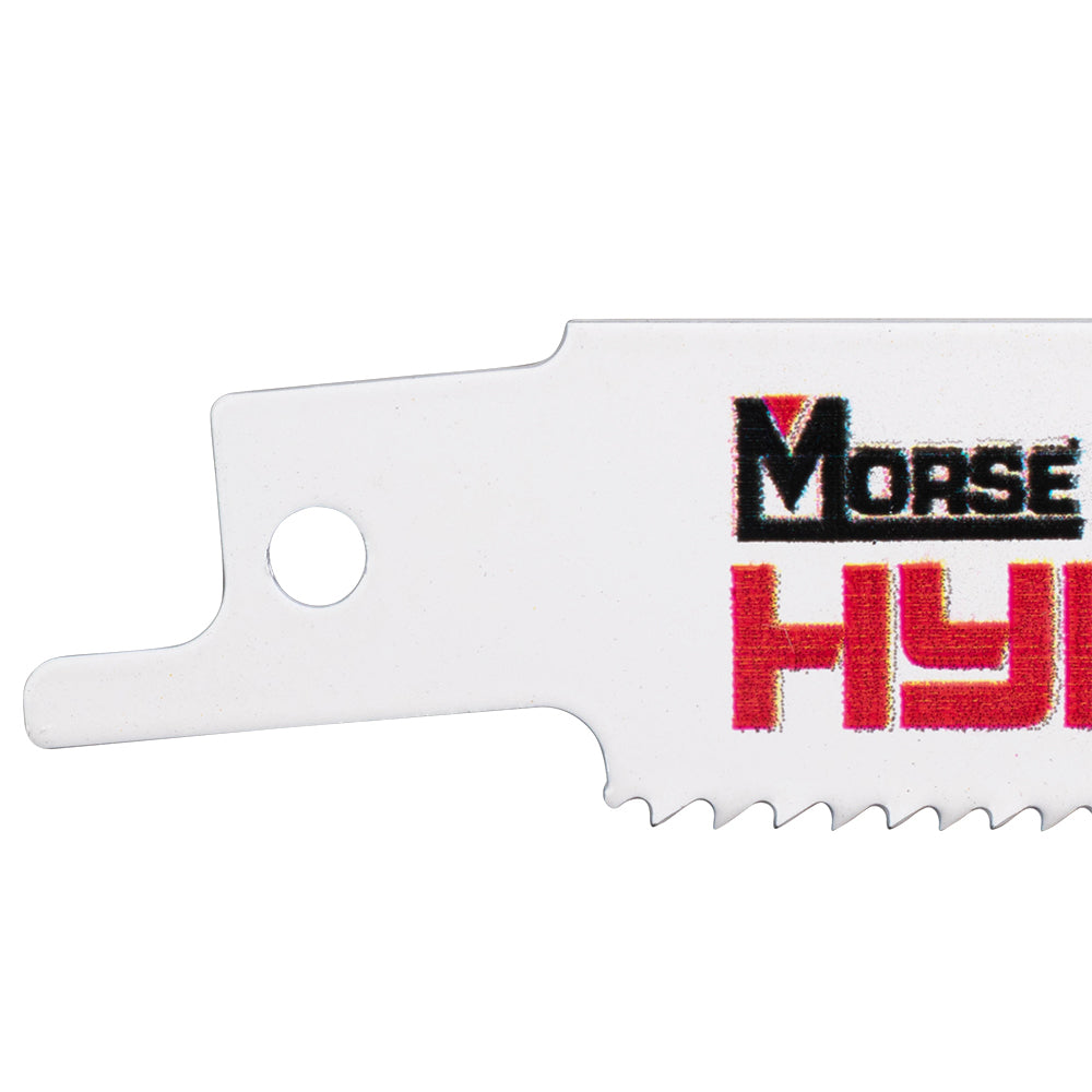 50 Pc Set MK Morse Master Cobalt Hybrid Bi Metal 10-14 TPI Reciprocating Saw Blades Metal Plastic Wood Cutting for Industrial Shop DIY Hobby