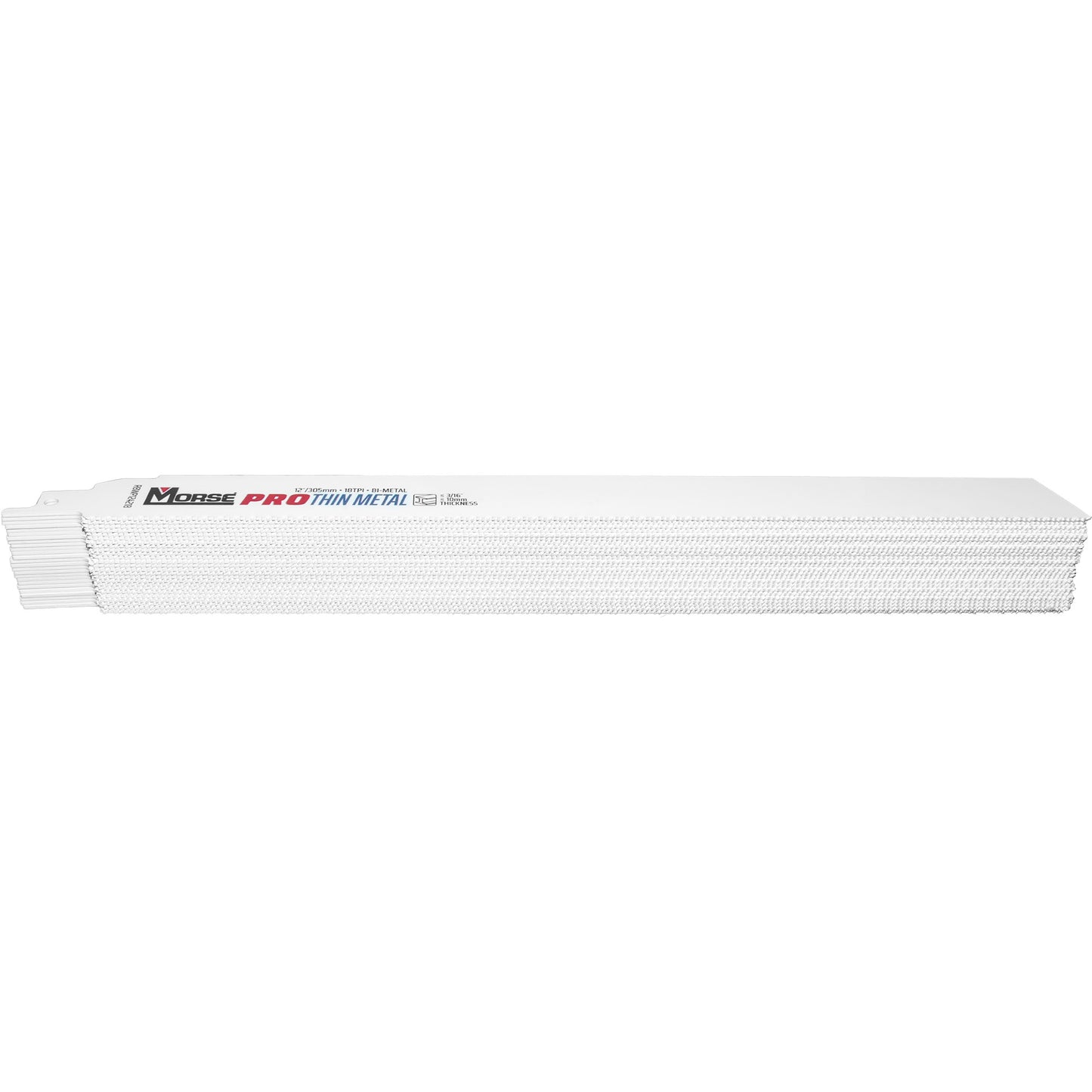 MK Morse Master Advanced Edge Power Cobalt Reciprocating Saw Blade 12" X 1" .042" 18 TPI 25 Pack