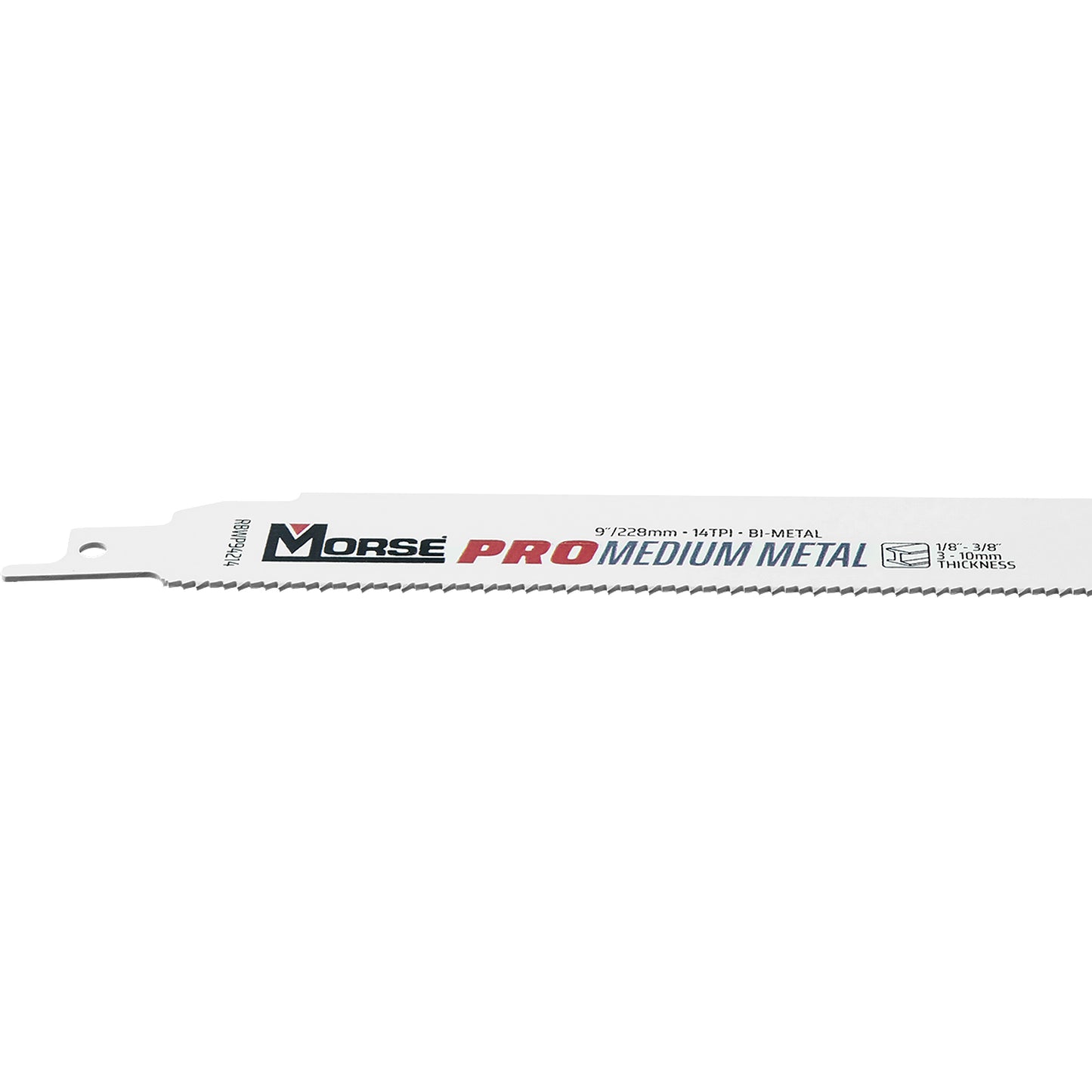 Morse Bi-Metal Pro Medium Metal  Reciprocating Saw Blade 9" x 1" x .42" 14 TPI 25 Pack