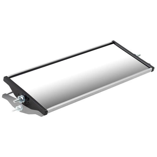 Brock Universal West Coast Style Truck Mirror Replacement Head 6.5 Inch by 16 Inch Stainless Aluminum For Driver Side Left Or Passenger Side Right U335-0005