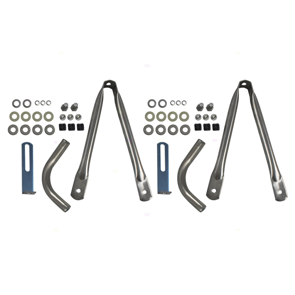 Universal Towing Mirror for 1978-1986 C10 Tow Mirror Stainless Steel Short Mirror Bracket 7 1978-1986 C10 Suburban 1979-1986 C1500 1979-1986 C1500 Suburban 1978-1986 C20 1978-1986 C20 Suburban