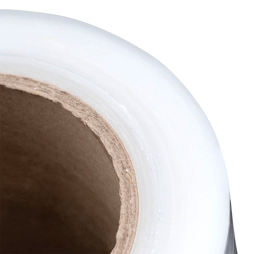 Stretch Wrap Film - 5 Inch x 1000 Feet 80 Gauge Industrial Strength Clear Includes 1 Handle and 12 Rolls/Case