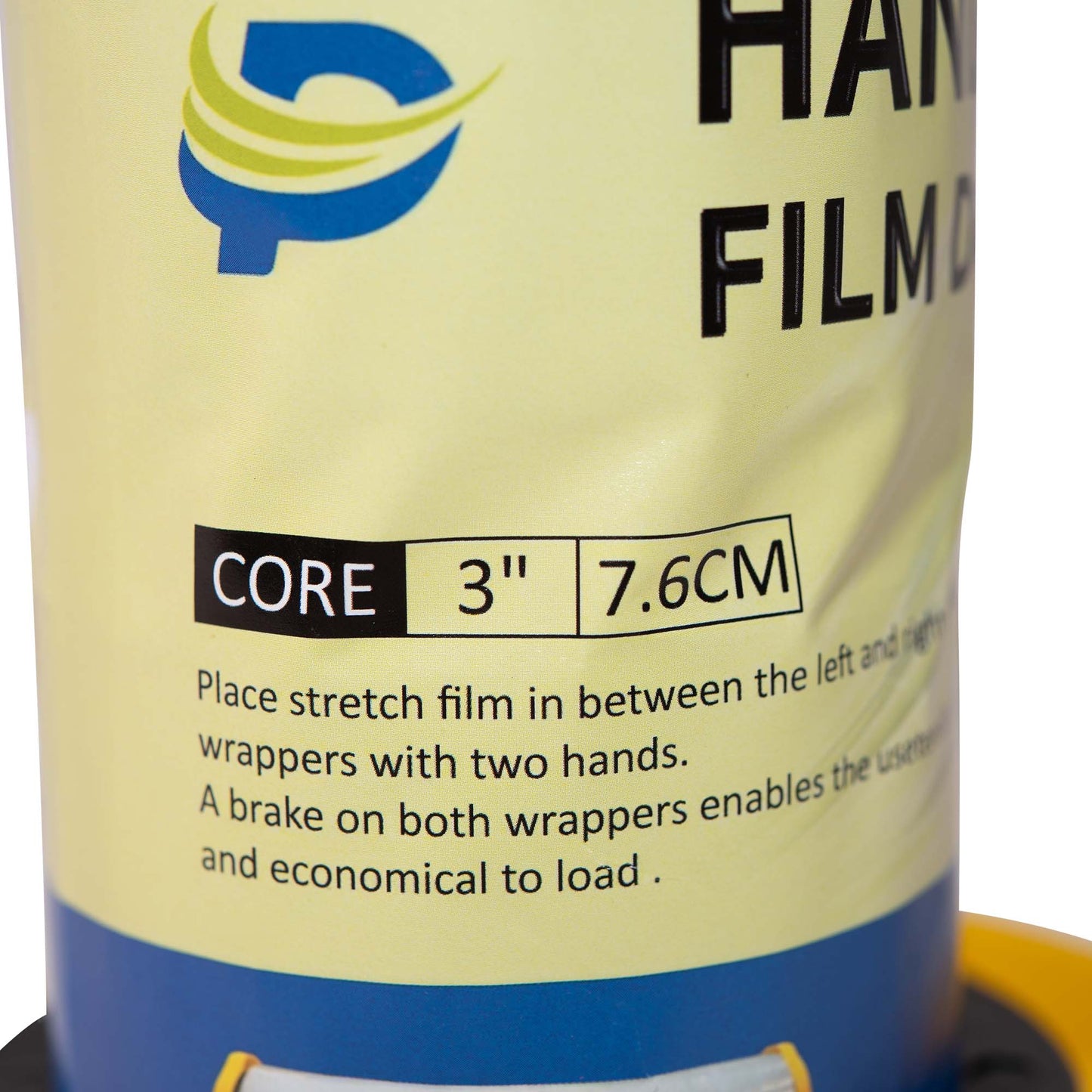 Brock Hand-Saver Stretch Wrap Film Dispenser With Tension Control For 3 Inch Core Rolls 2 Piece Set ADS0456