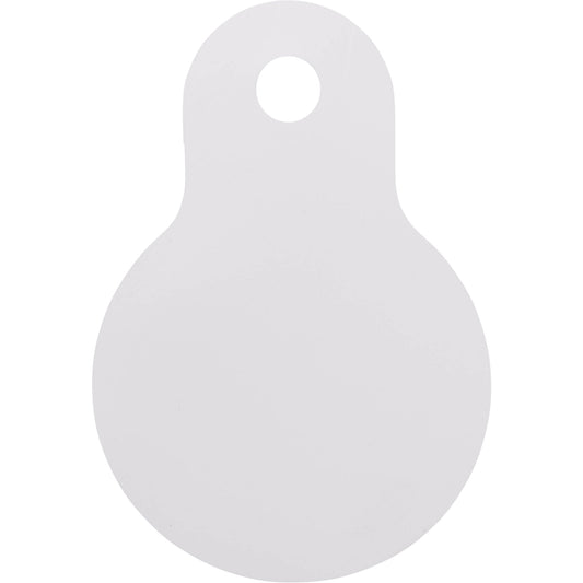 1000 Pc Box Plastic Pear Shaped Part Inventory Tags 3 3/8" x 2 1/4" w/ Wire & 4 Brockmark Felt Pen Markers for Auto Sales Repair Retail