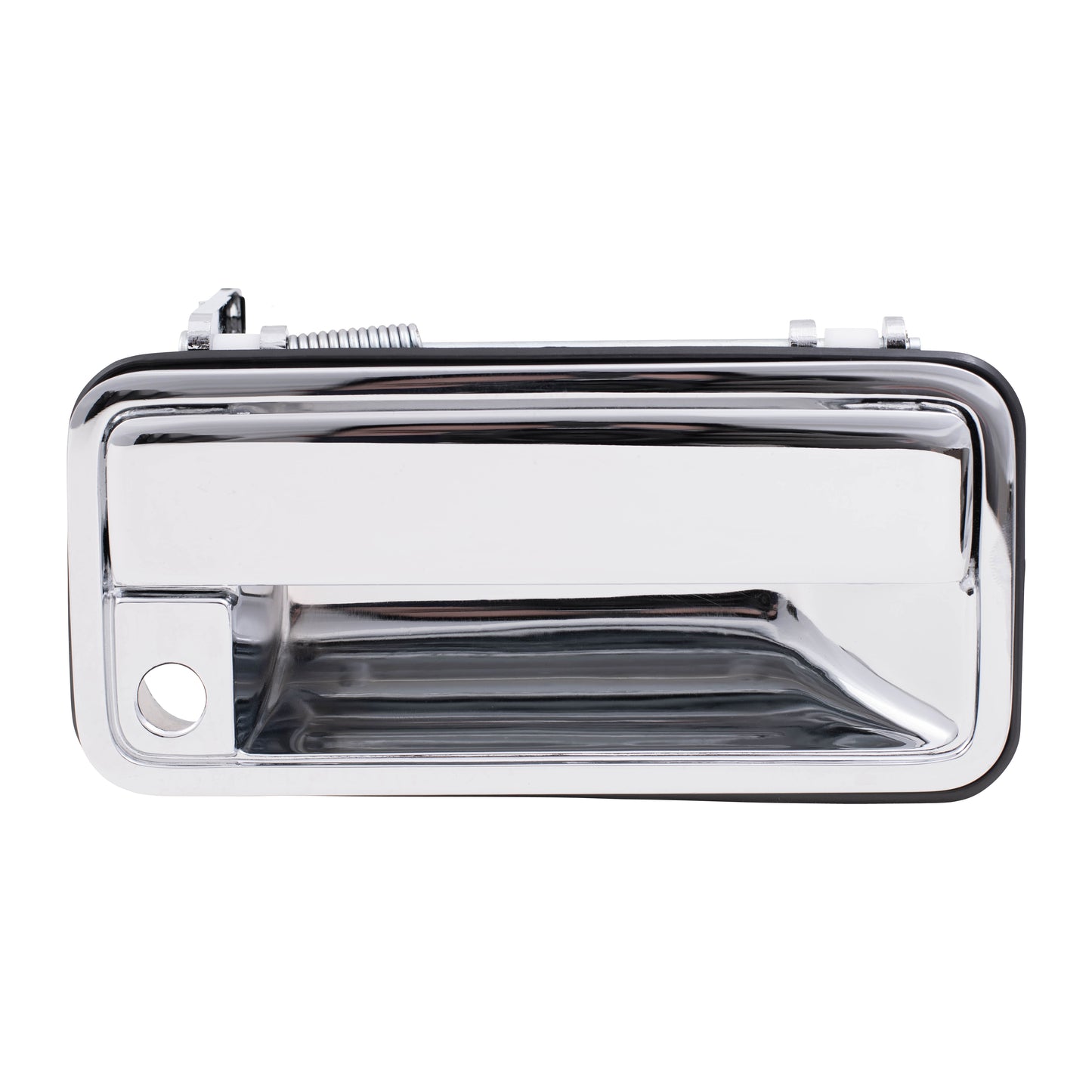 Brock Replacement Driver and Passenger Front Outside Outer Chrome Specialty Door Handles compatible with Pickup Truck