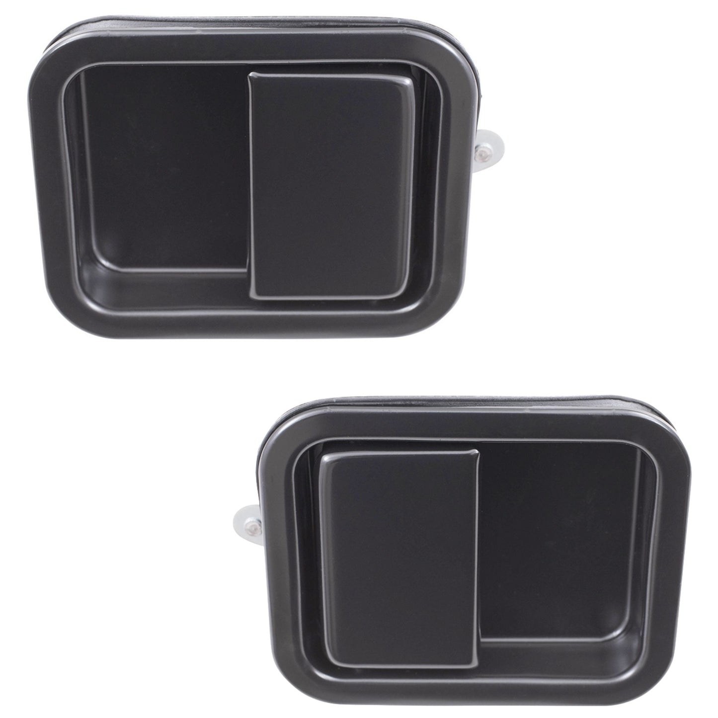 Outside Door Handle for 1968-1983 CJ5 w/ Full Doors Black 87-95 LH/97-06 RH for 1968-1975 CJ6 for 1976-1986 CJ7 for 1981-1985 Scrambler for 1987-2006 Wrangler for 1968 CJ5A for 1968 CJ6A 55176382 Set