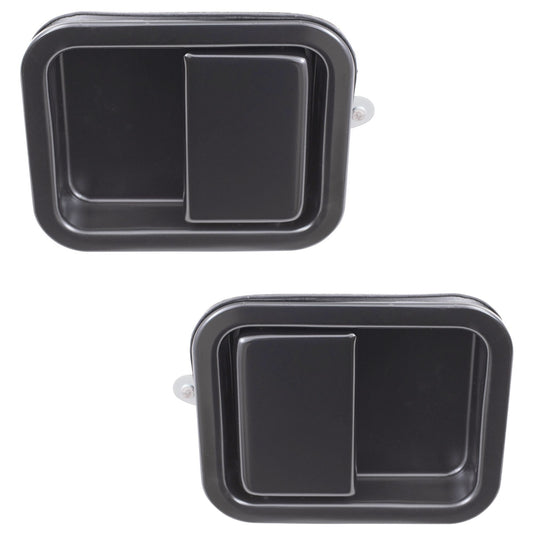 Outside Door Handle for 1968-1983 CJ5 w/ Full Doors Black 87-95 LH/97-06 RH for 1968-1975 CJ6 for 1976-1986 CJ7 for 1981-1985 Scrambler for 1987-2006 Wrangler for 1968 CJ5A for 1968 CJ6A 55176382 Set