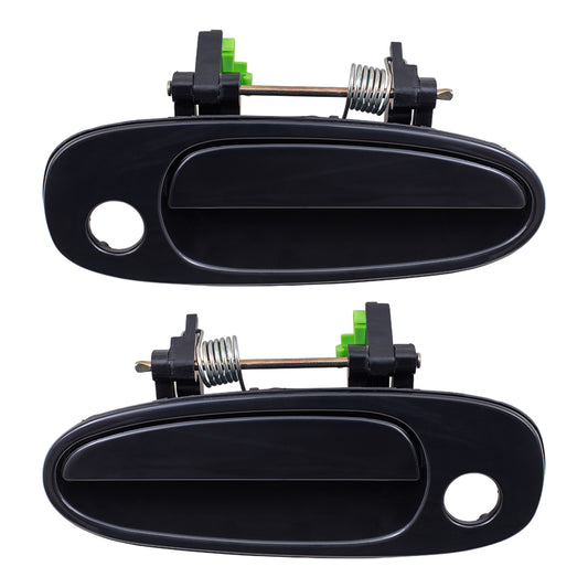 Brock Replacement Driver and Passenger Front Outside Outer Door Handles compatible with 93-97 Corolla Prizm 96-00 RAV4 6922012160 6921012160