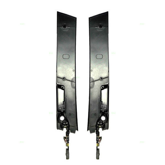Brock Replacement Pair Set Outside Outer Exterior Textured Door Handles compatible with 16605593 16605592