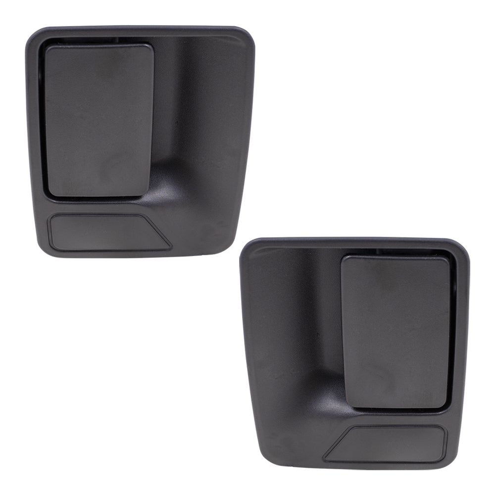 Brock Replacement Driver and Passenger Outside Outer Door Handles compatible with Pickup Truck SUV 7C3Z2626601AA 7C3Z2626600AA