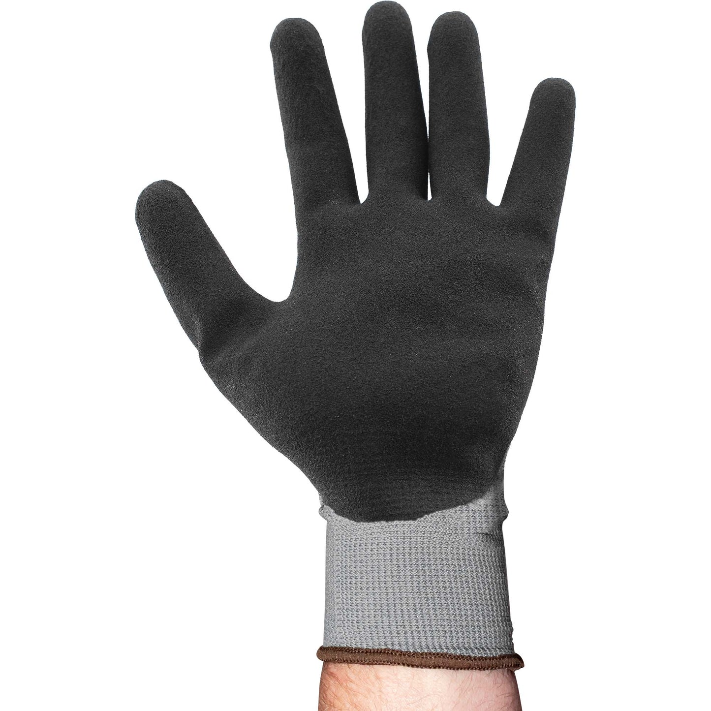 Brock Nitrile Coated Palm – Breathable Woven Nylon With Knitted Wrist Cuff - All-Purpose Work Gloves For Automotive-Commercial-Construction-Household Use - Double Extra Large - 12 Pairs ADS3517XXL-12