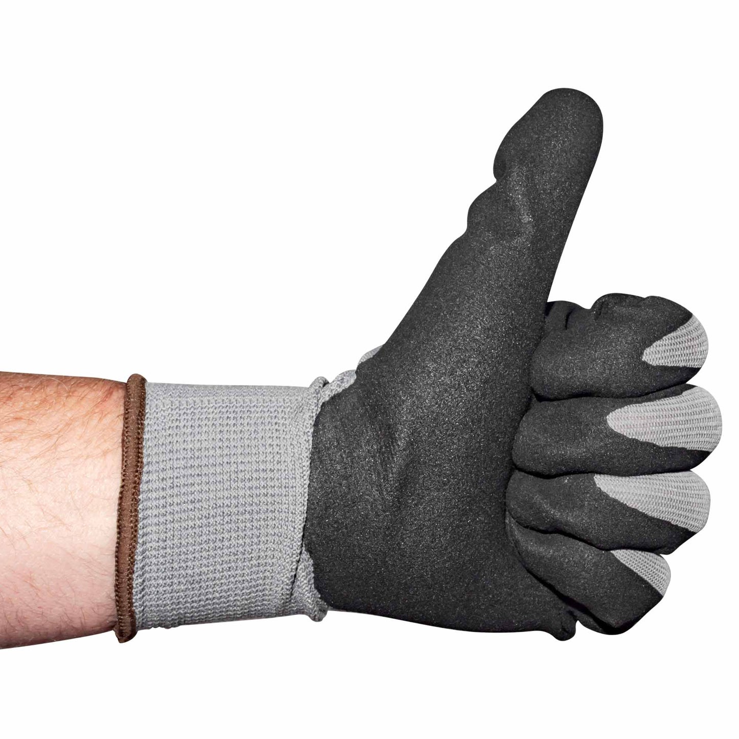 Brock Nitrile Coated Palm – Breathable Woven Nylon With Knitted Wrist Cuff - All-Purpose Work Gloves For Automotive-Commercial-Construction-Household Use - Double Extra Large - 12 Pairs ADS3517XXL-12