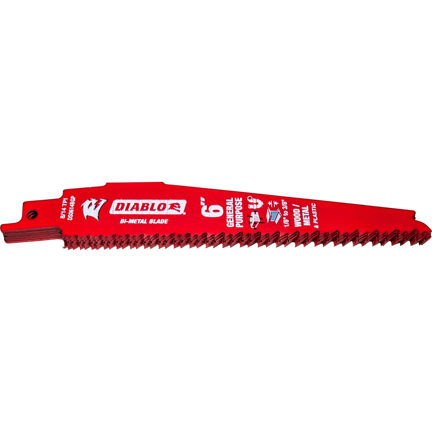 Diablo DS0020SPC2 Reciprocating Saw Blade For Nail Embedded Wood and Metal Demolition 20 Piece Set