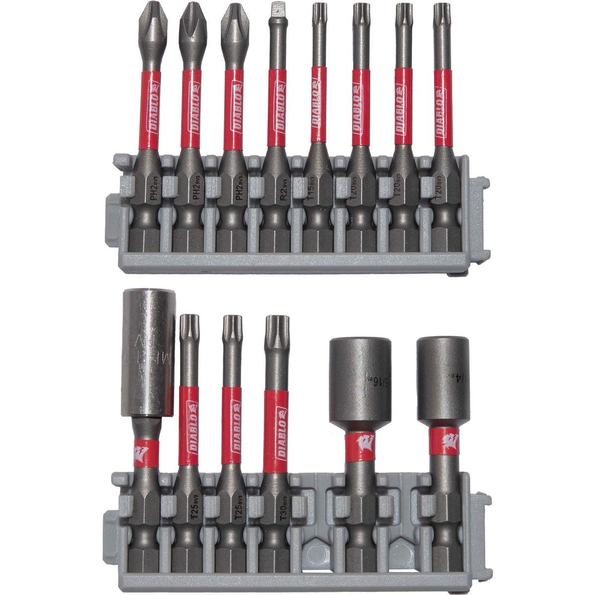 Diablo DSC-S14 High-Performance Magnetic Screwdriving Bits 14 Piece Set
