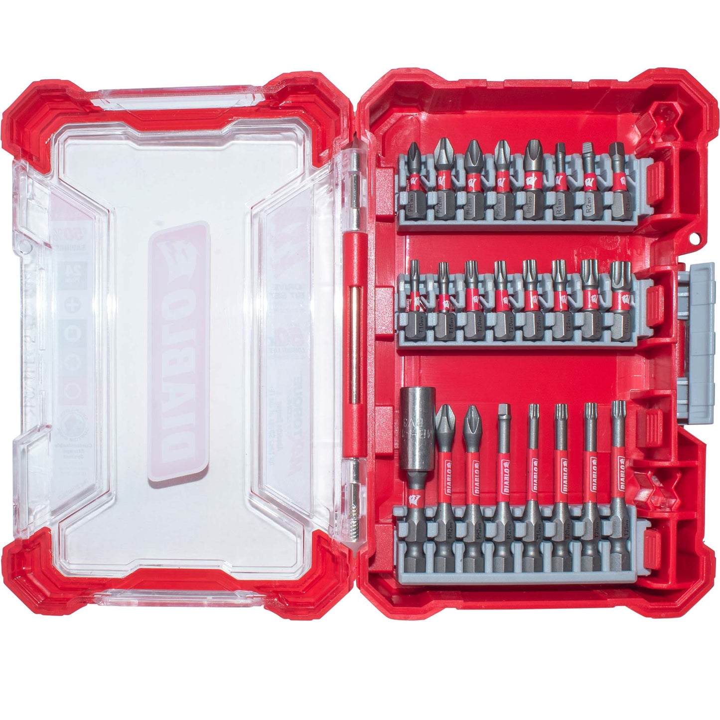 Diablo DSC-S24 High-Performance Magnetic Screwdriving Bits 24 Piece Set