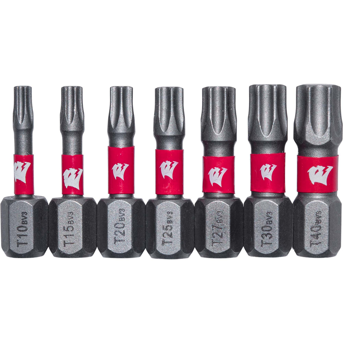 Diablo DTV1-S7 Torx Bits 1/4 Inch Hex x 1 Inch Long Includes T10, T15, T20, T25, T27, T30 and T40 7 Piece Set