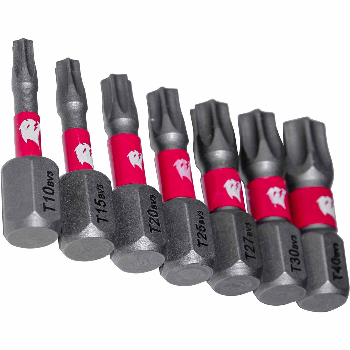 Diablo DTV1-S7 Torx Bits 1/4 Inch Hex x 1 Inch Long Includes T10, T15, T20, T25, T27, T30 and T40 7 Piece Set