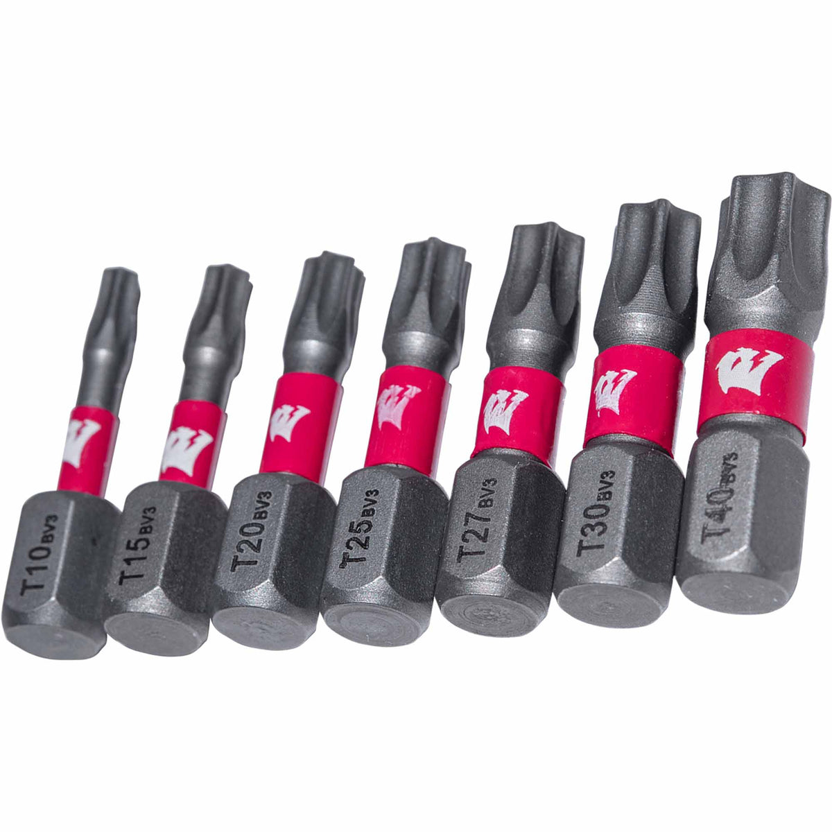 Diablo DTV1-S7 Torx Bits 1/4 Inch Hex x 1 Inch Long Includes T10, T15, T20, T25, T27, T30 and T40 7 Piece Set