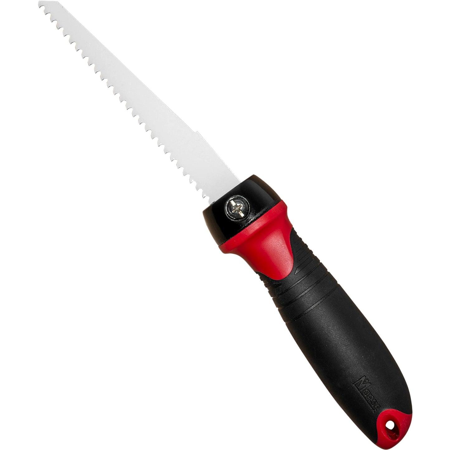 Morse JSHRBC01 Jab Saw Handle and HD Wood Saw Blade 6 Inch x 3/4 Inch x 6 TPI For Wood-Drywall – Handle Accepts All Standard Reciprocating and Hacksaw Blades