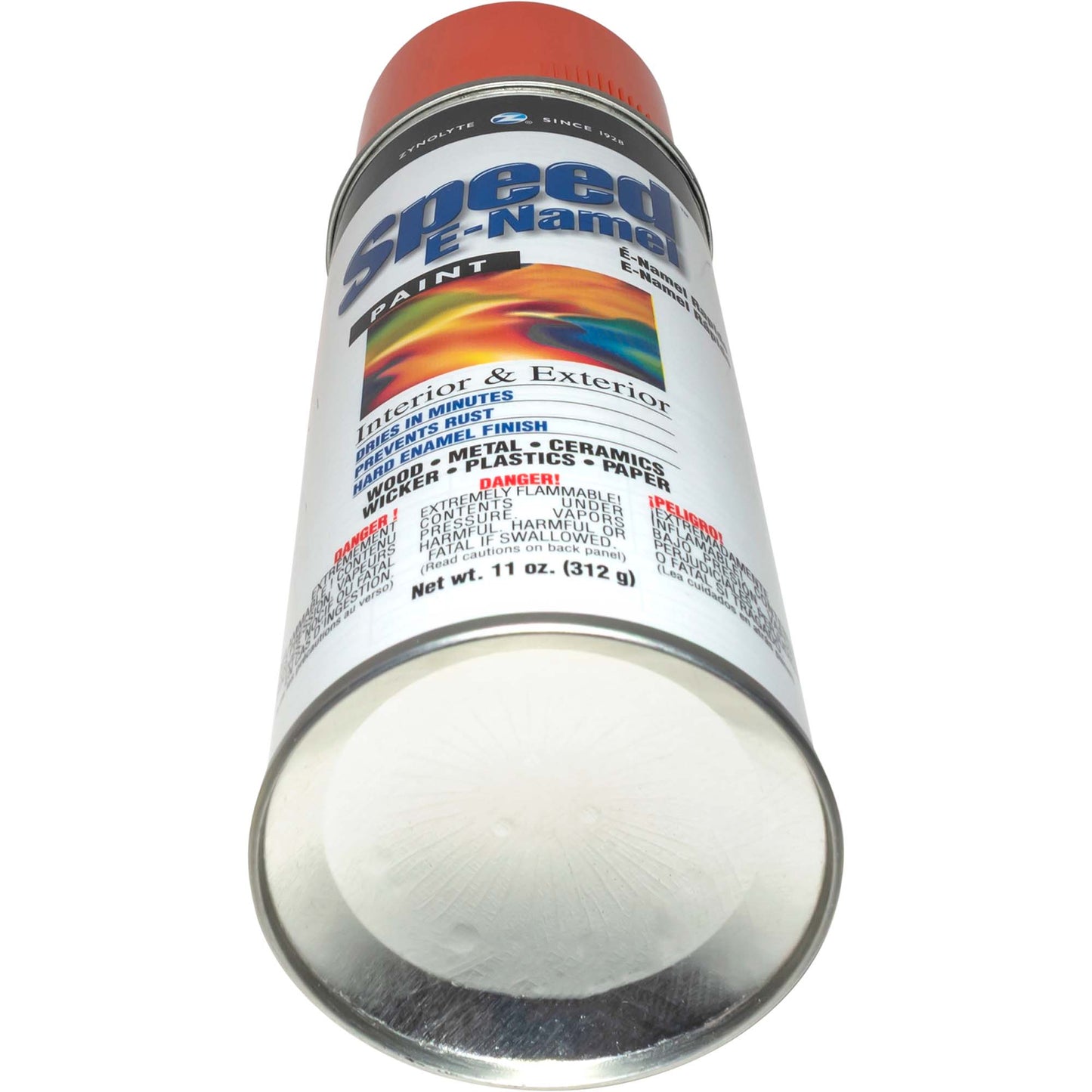 Zynolyte Speed E-Namel Z298 Fast Drying Enamel Spray Paint Orange 11 oz Can Case of 12
Z298C