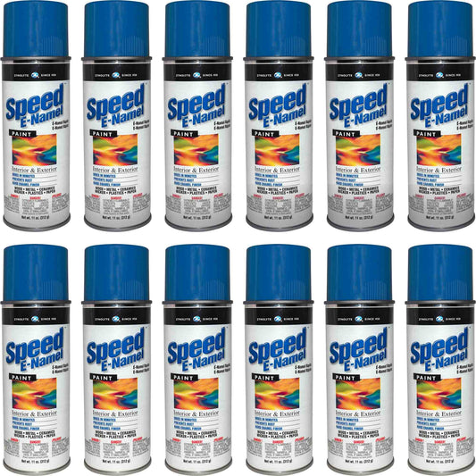 Zynolyte Speed E-Namel Z471 Fast Drying Enamel Spray Paint Royal Blue 11 oz Can Case of 12
Z471C