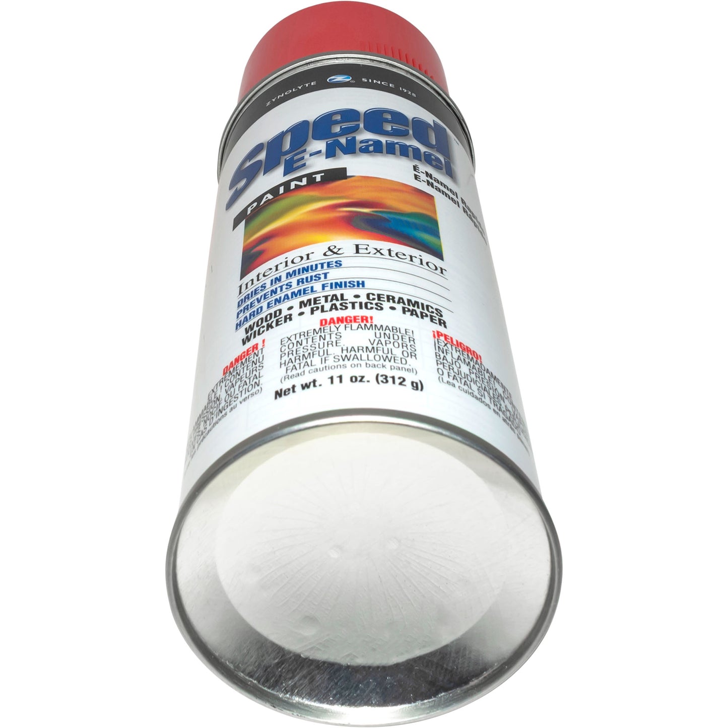 Zynolyte Speed E-Namel Z813 Fast Drying Enamel Spray Paint Red 11 oz Can Case of 12
Z813C