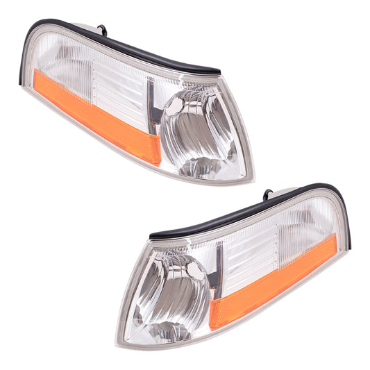 Park/Signal/Side Marker for 2003-2005 Grand Marquis for 3W3Z13201AA Set FO2520171