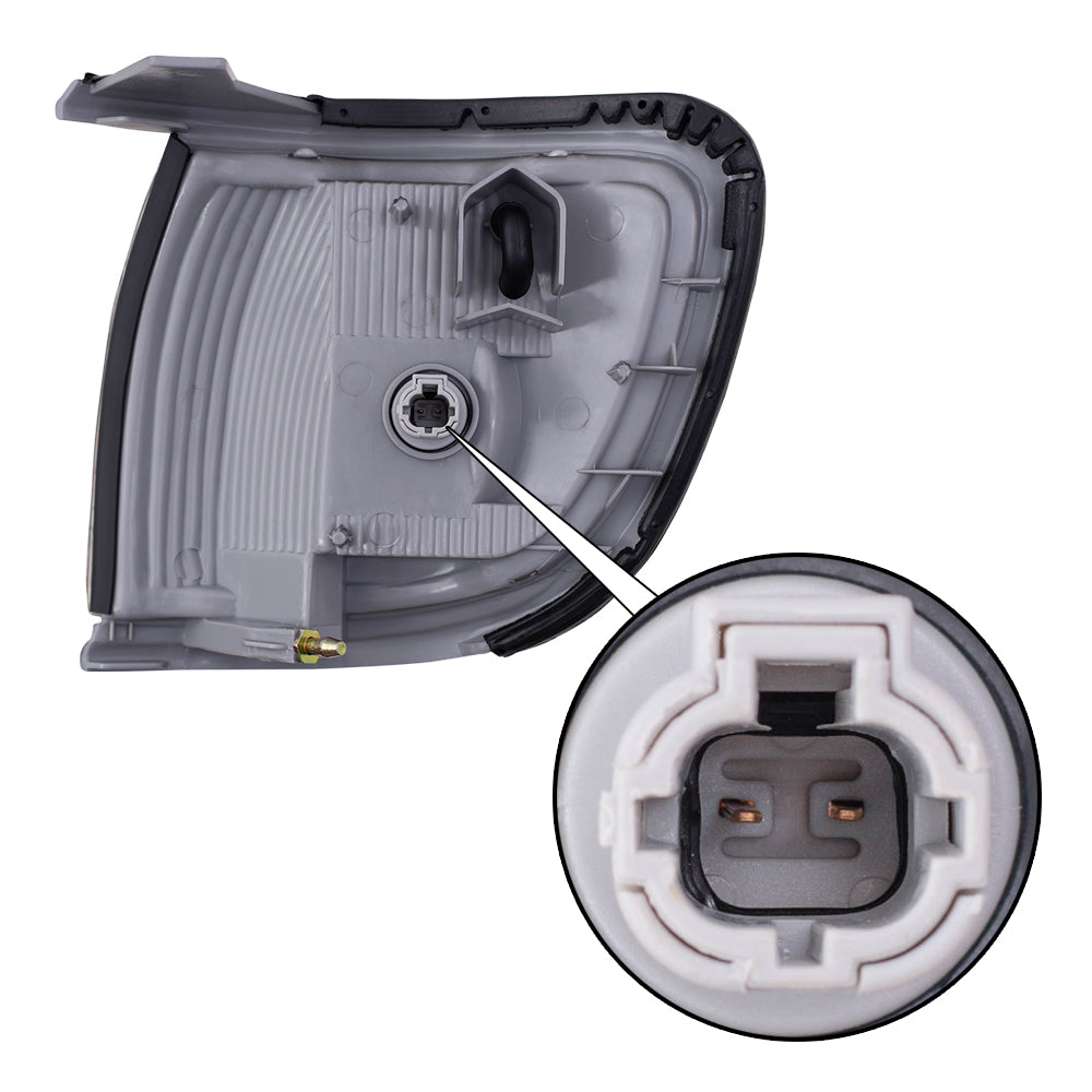 Park/Signal/Side Marker for 1996-1999 Pathfinder Black Trim To 12/98 for 261100W026 Right NI2551130